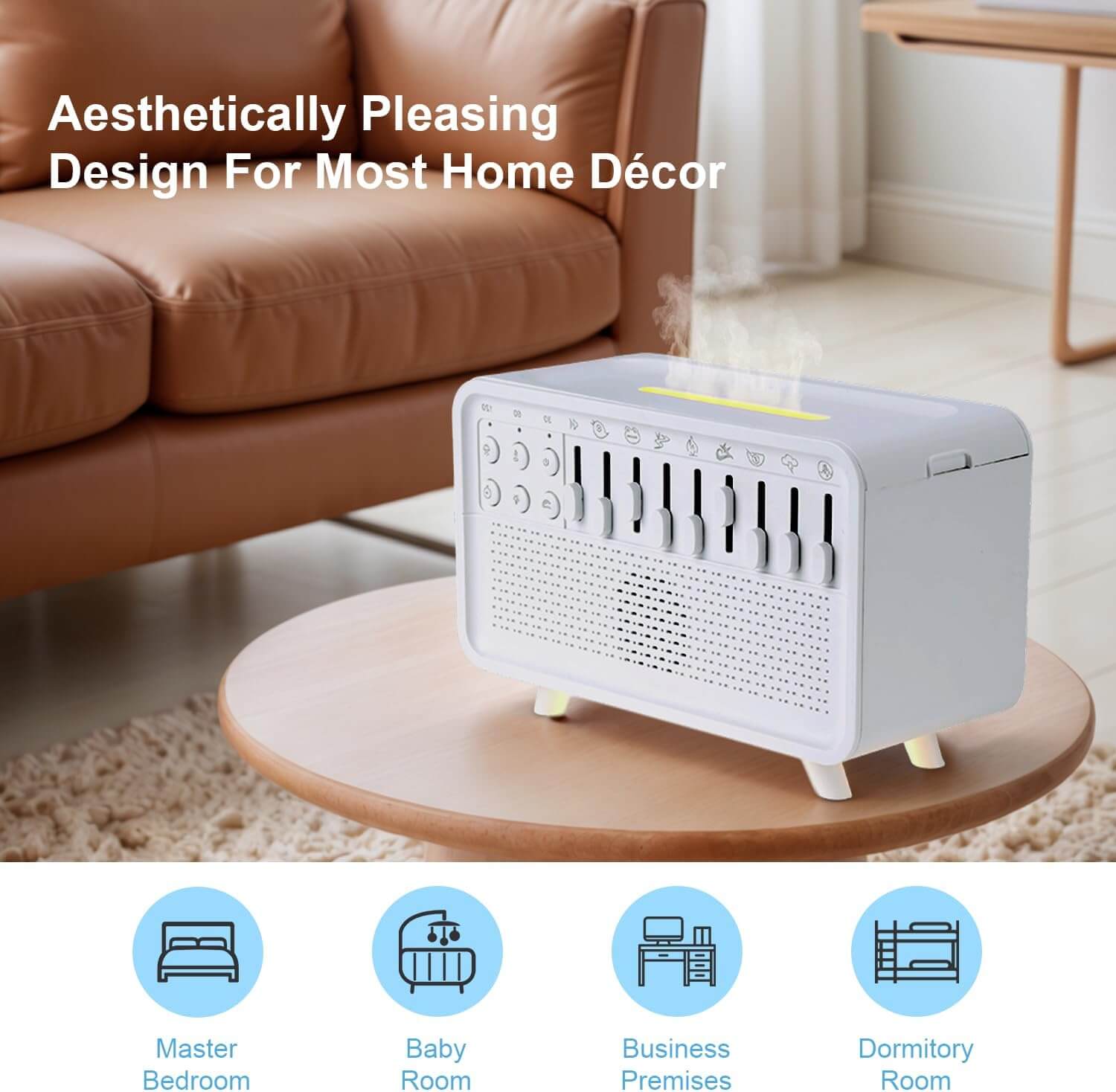 All-in-One Sleep & Relaxation Machine with 8 Nature Sounds