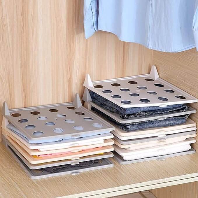 Stackable Closet Organizer | 10 pcs