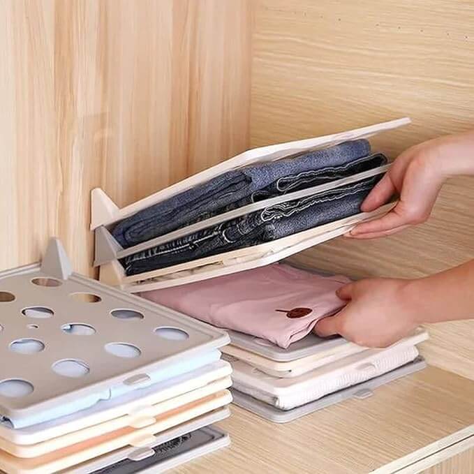Stackable Closet Organizer | 10 pcs