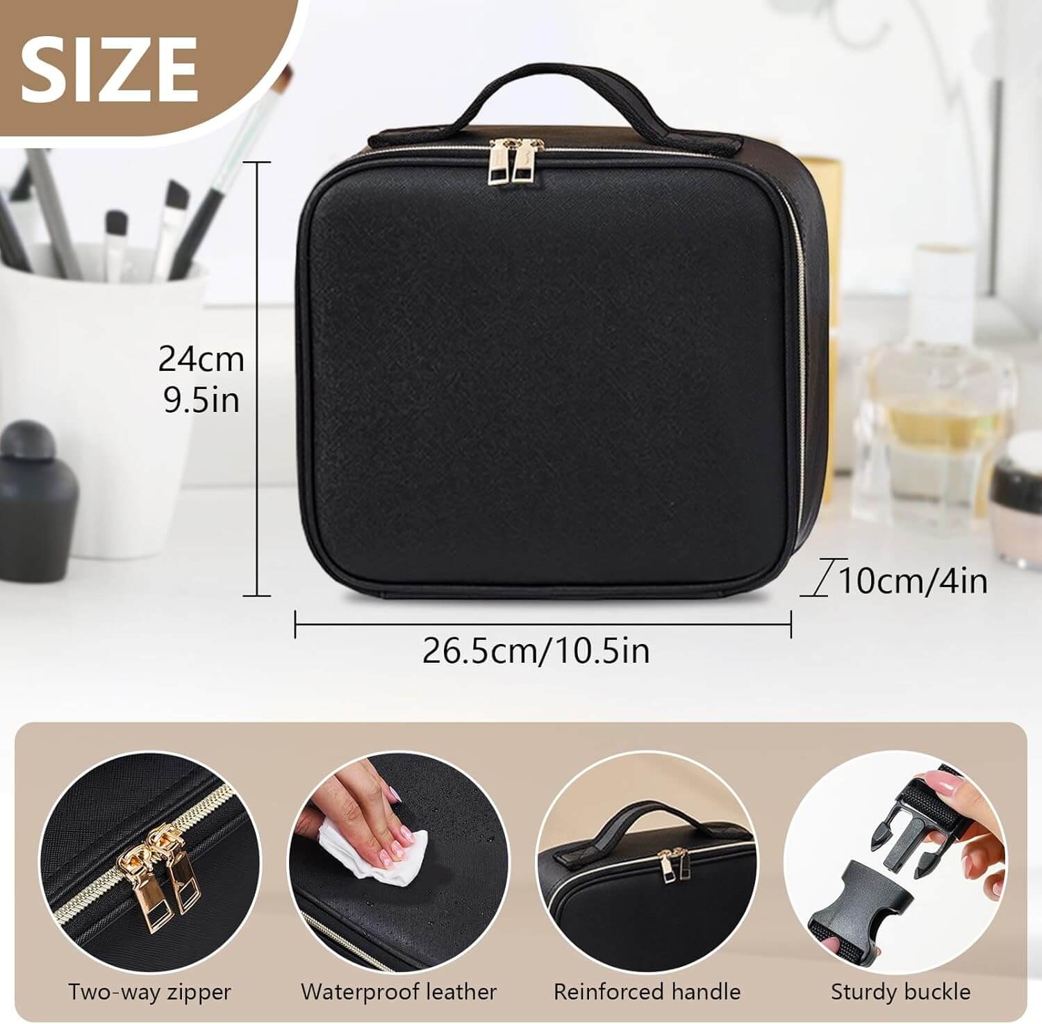 Smart LED Makeup Bag