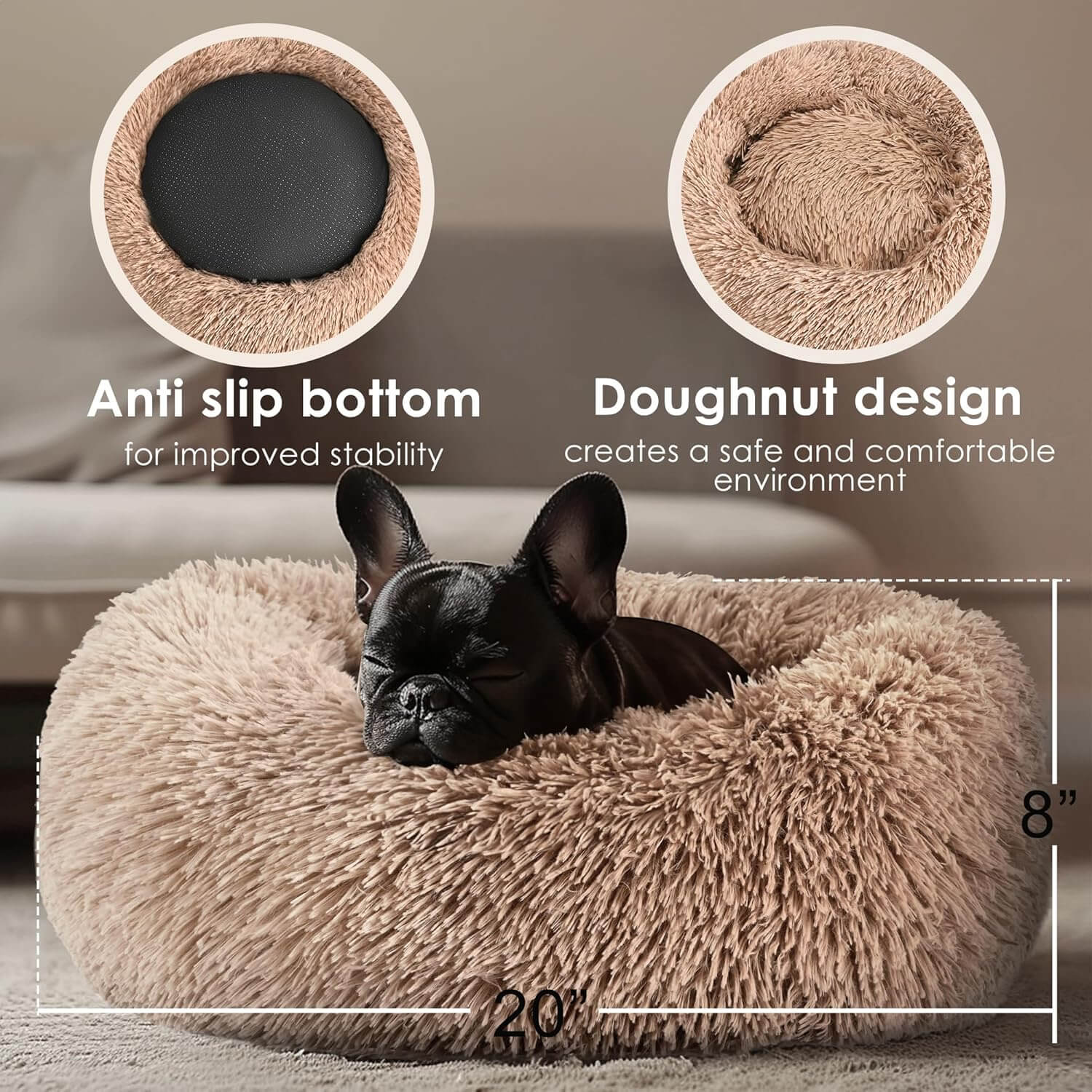 Calming Pet Bed (60cm)