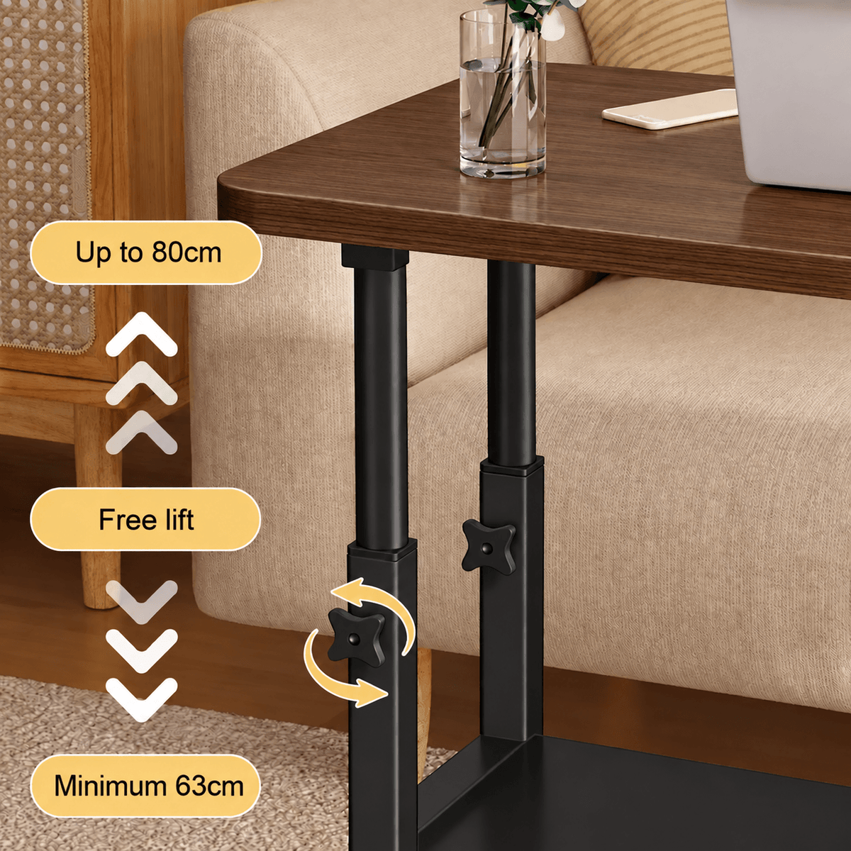 Adjustable Side Table