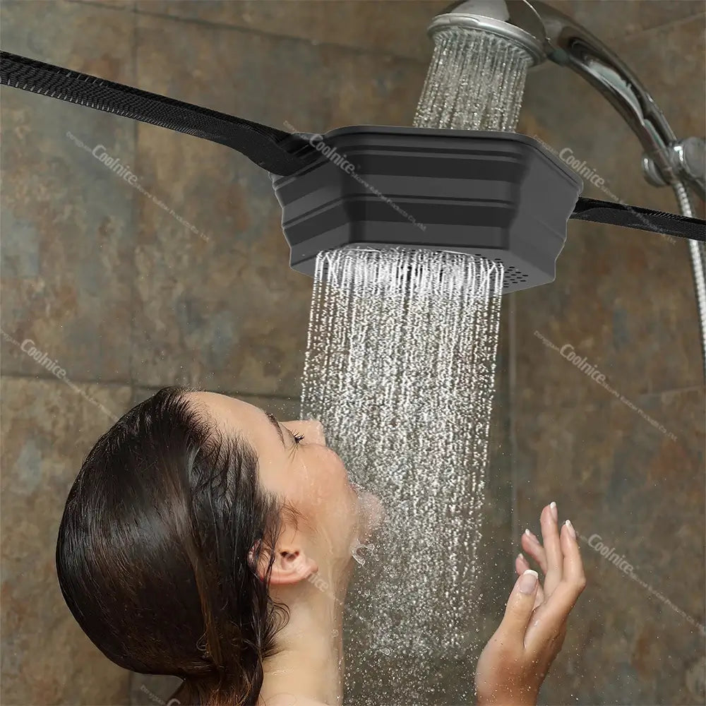 Foldable Silicone Ice Bath Shower