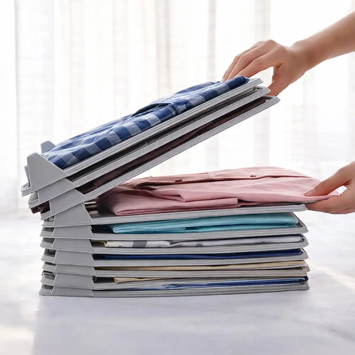 Stackable Closet Organizer | 10 pcs