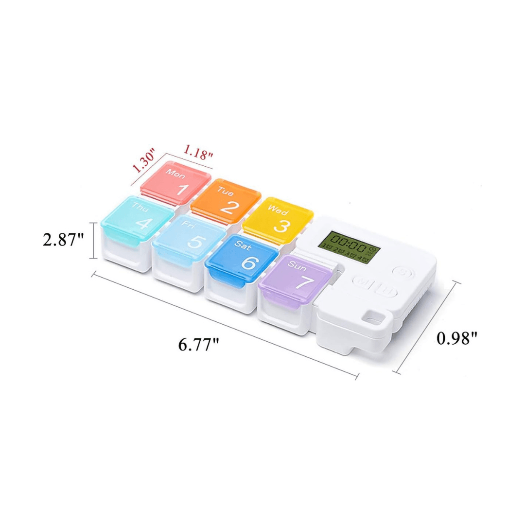 Smart Pill Organizer With Reminder Alarm