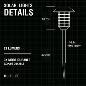 Solar Lantern Lights | with Remote Control