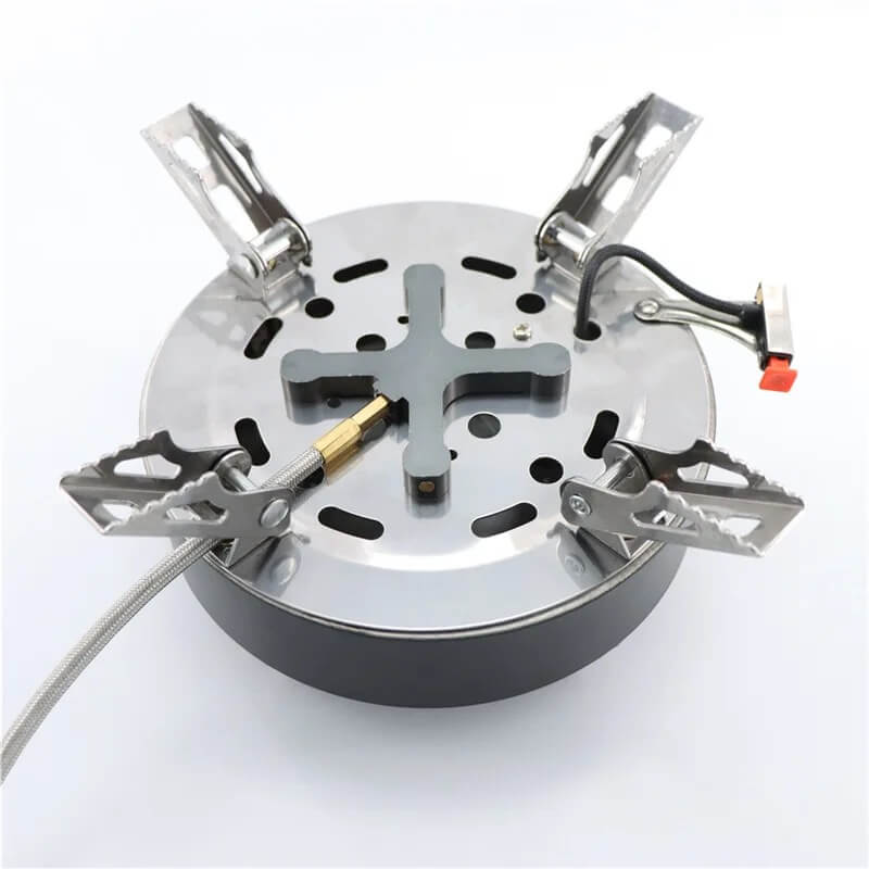 3 Burners Portable Gas Stove | Stainless Steel | + FREE Gas butane