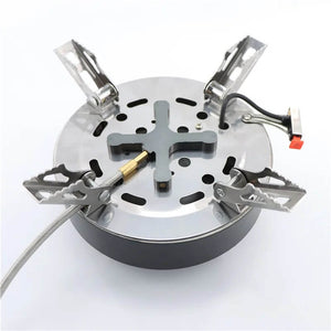 3 Burners Portable Gas Stove | Stainless Steel | + FREE Gas butane