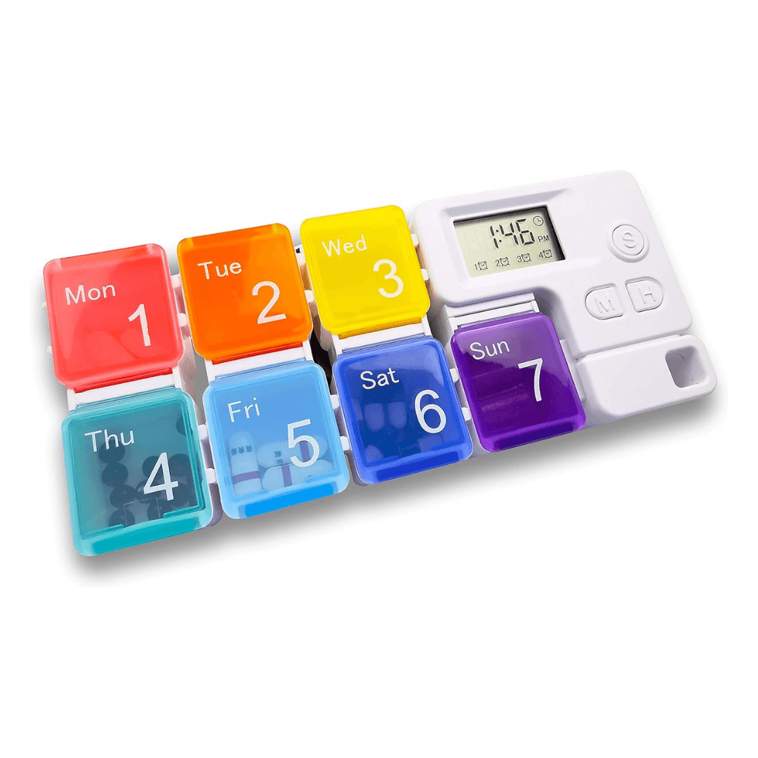 Smart Pill Organizer With Reminder Alarm