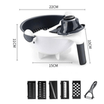 9-In-1 Rotate Vegetable Cutter Basket