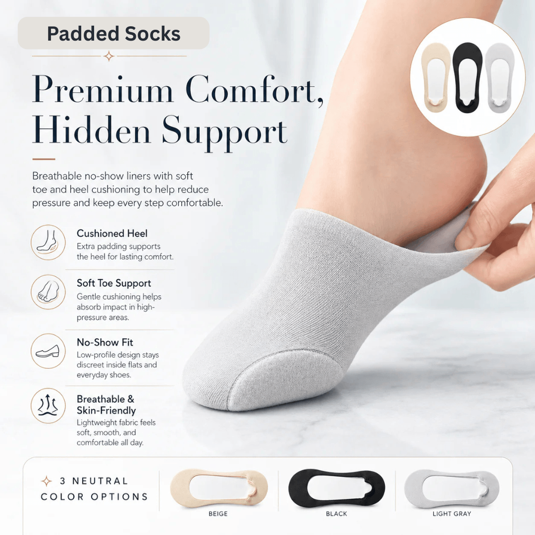 Padded Socks | 3 Pairs