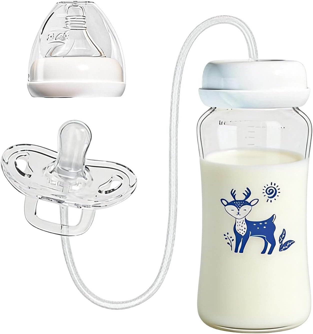 Hands-Free Feeding Baby Bottle