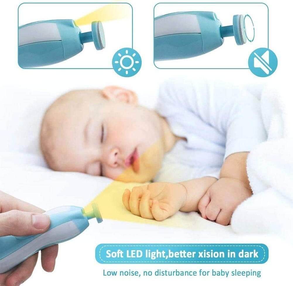 Gentle Electric Baby Nail Trimmer | 6-in-1