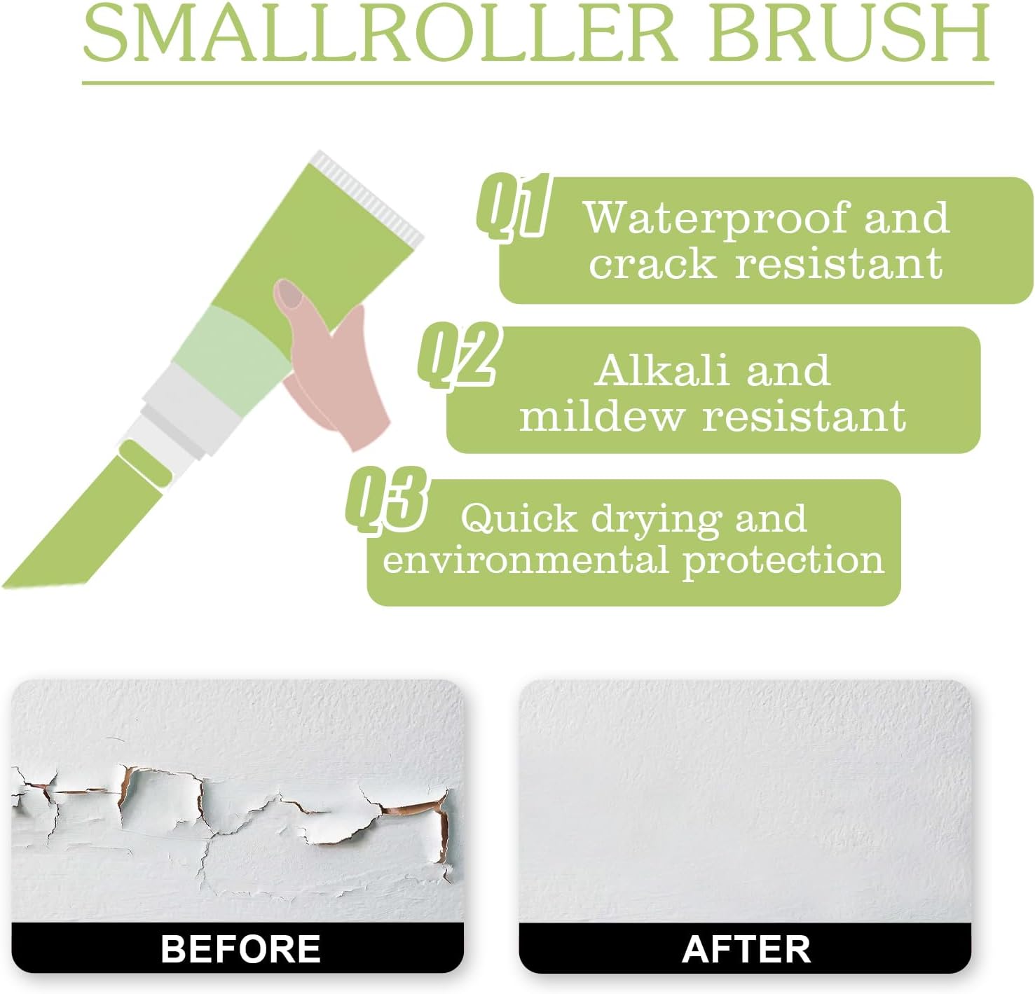 wall repair roller brush | 500g