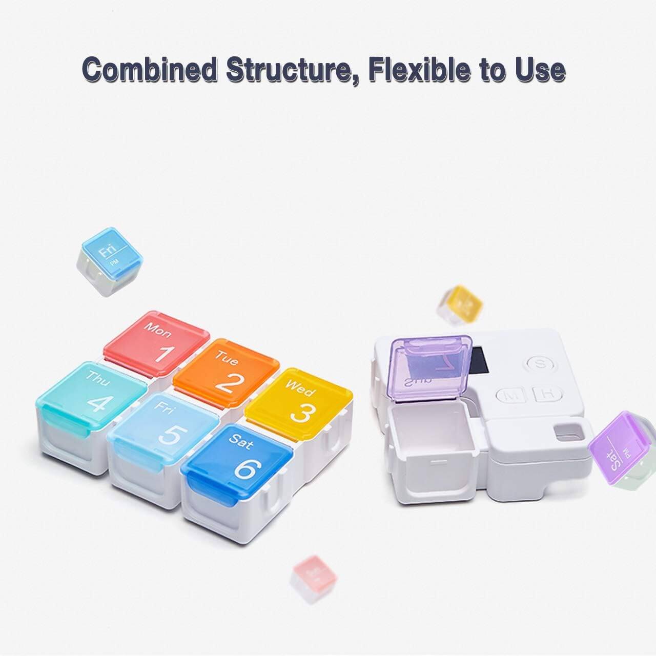 Smart Pill Organizer With Reminder Alarm