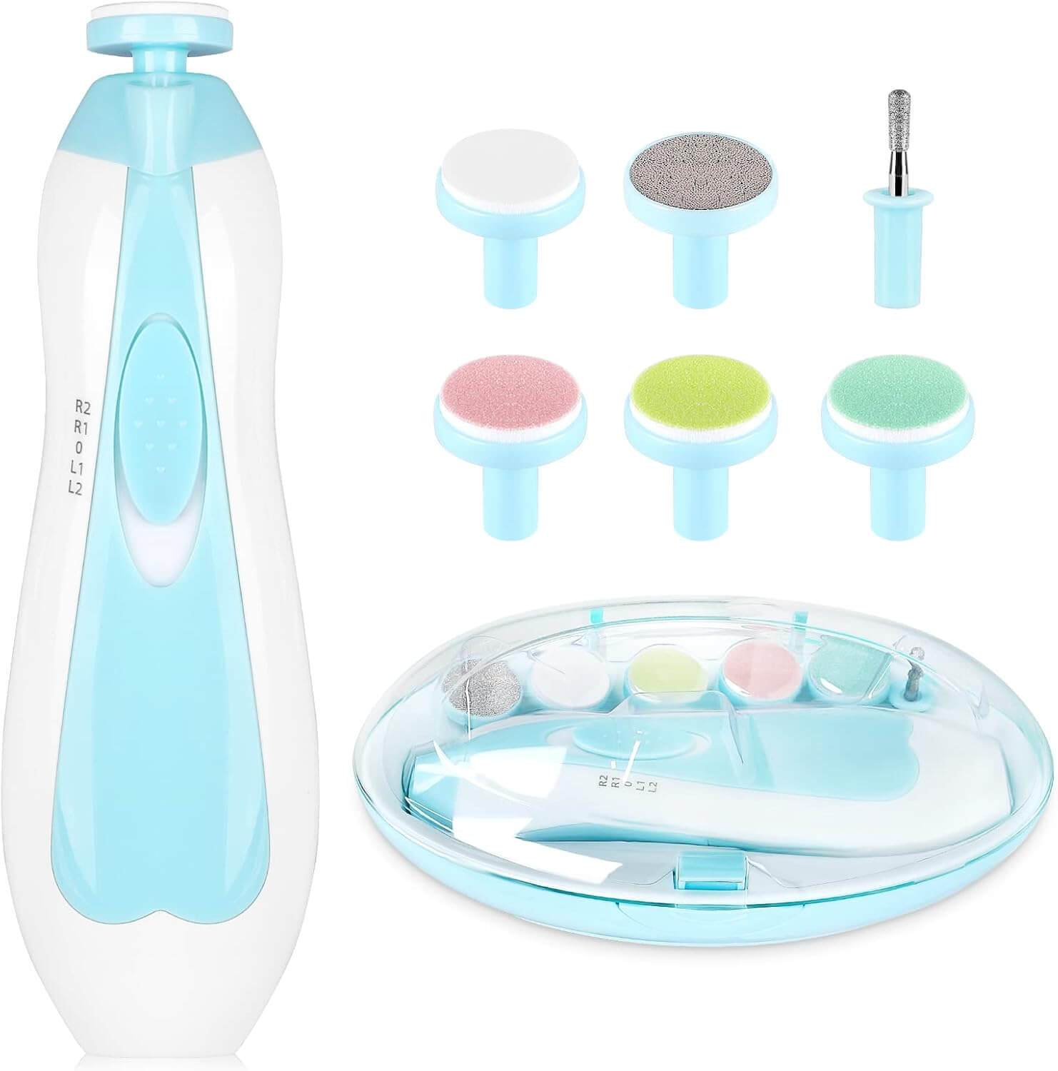 Gentle Electric Baby Nail Trimmer | 6-in-1