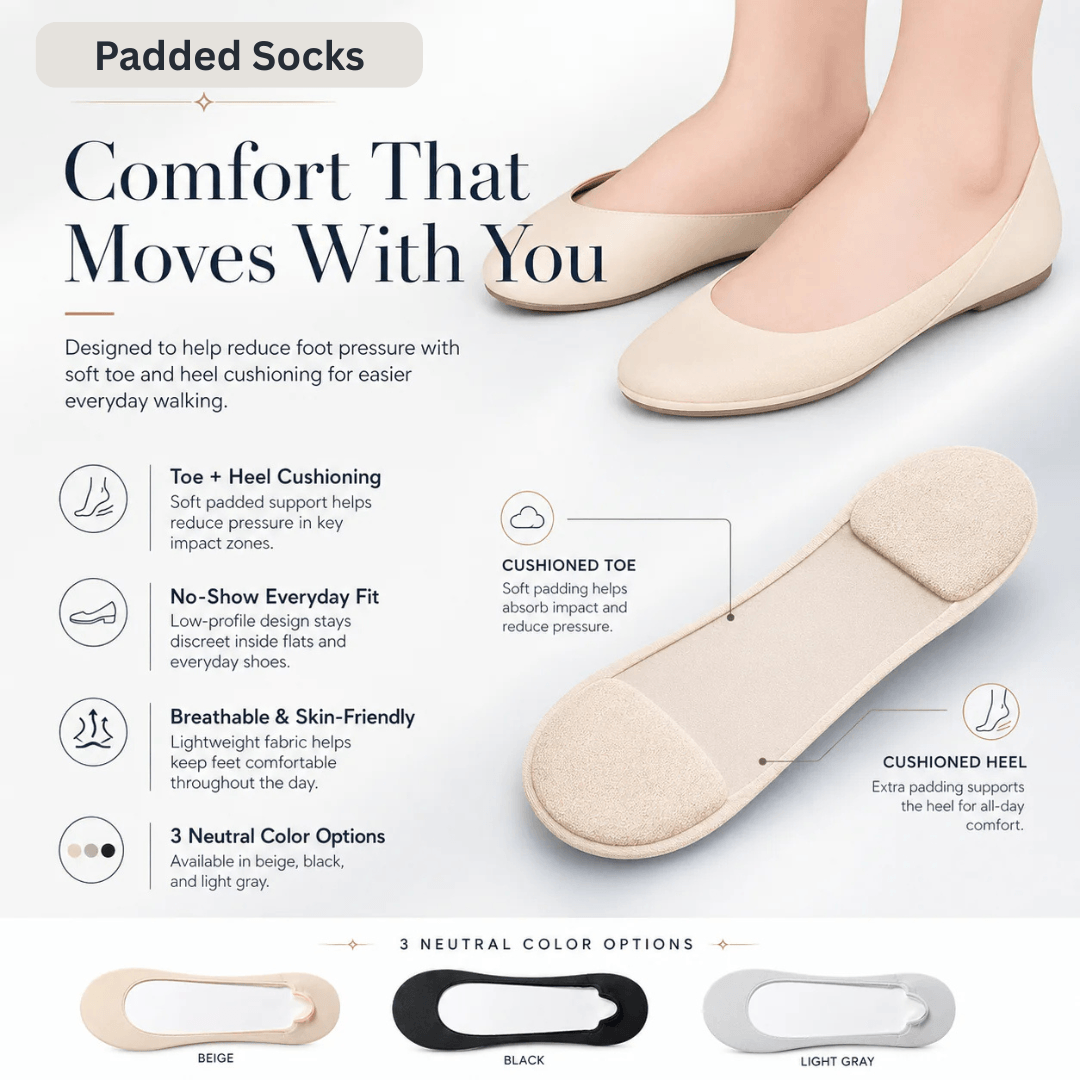 Padded Socks | 3 Pairs
