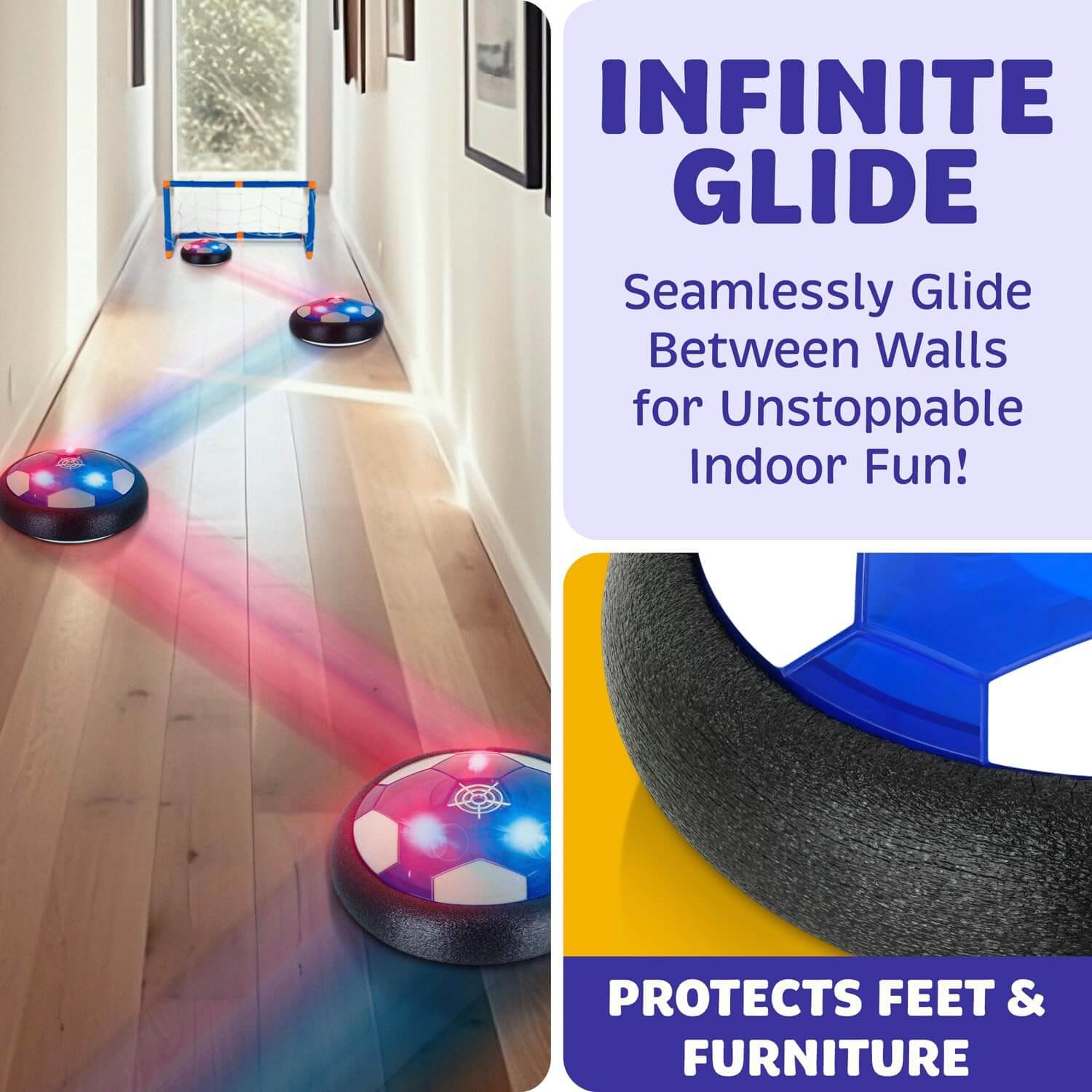 Hover Soccer Ball — Indoor Play Made Super Fun