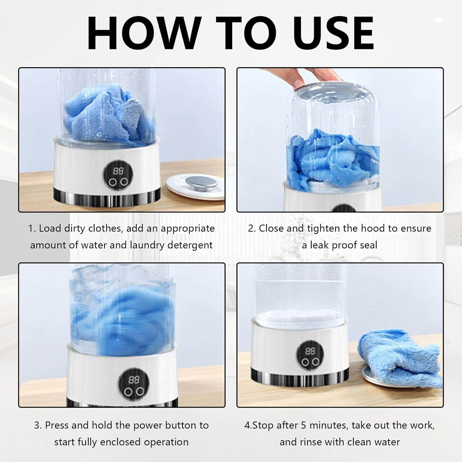 Portable Mini Laundry Cup