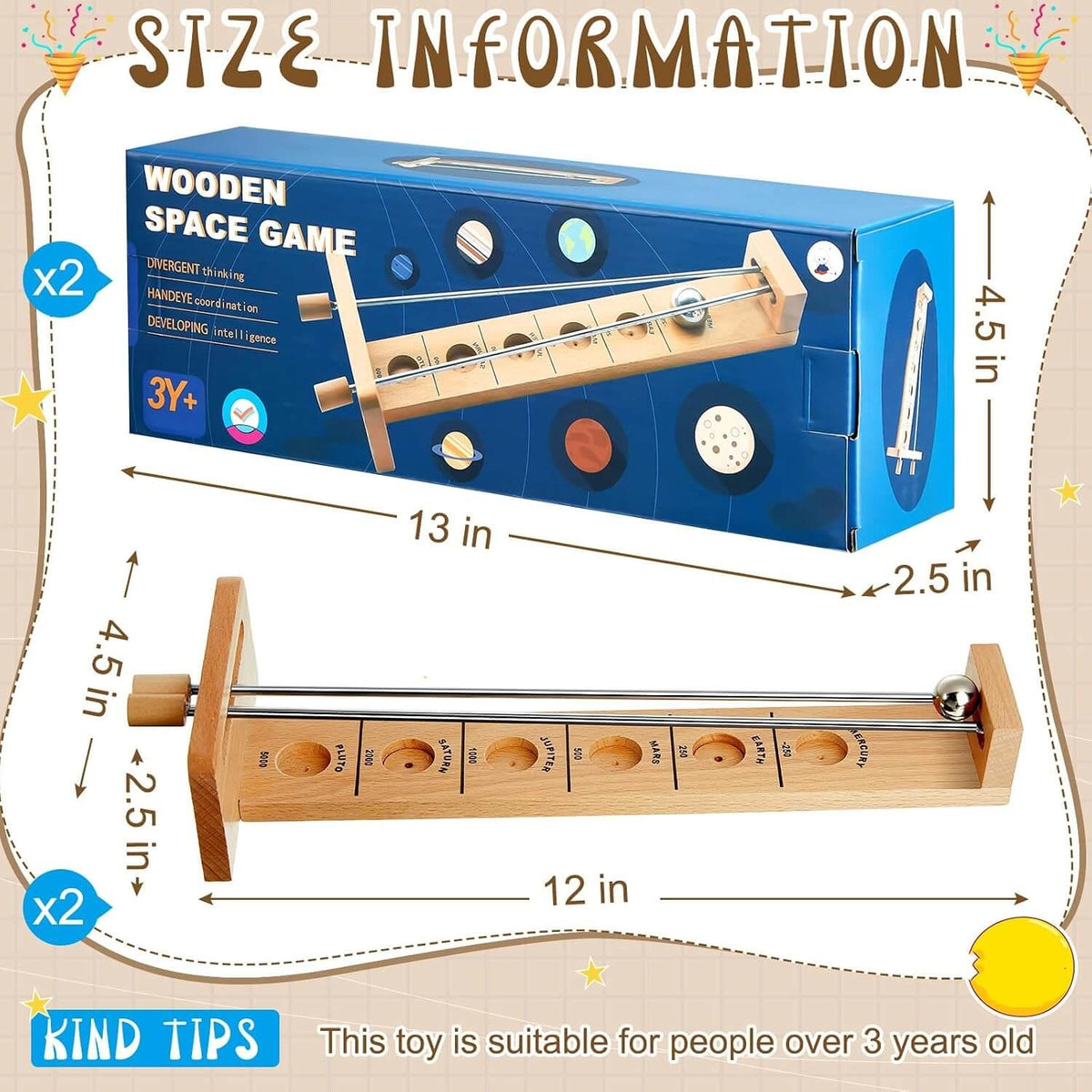 Wooden Space Game
