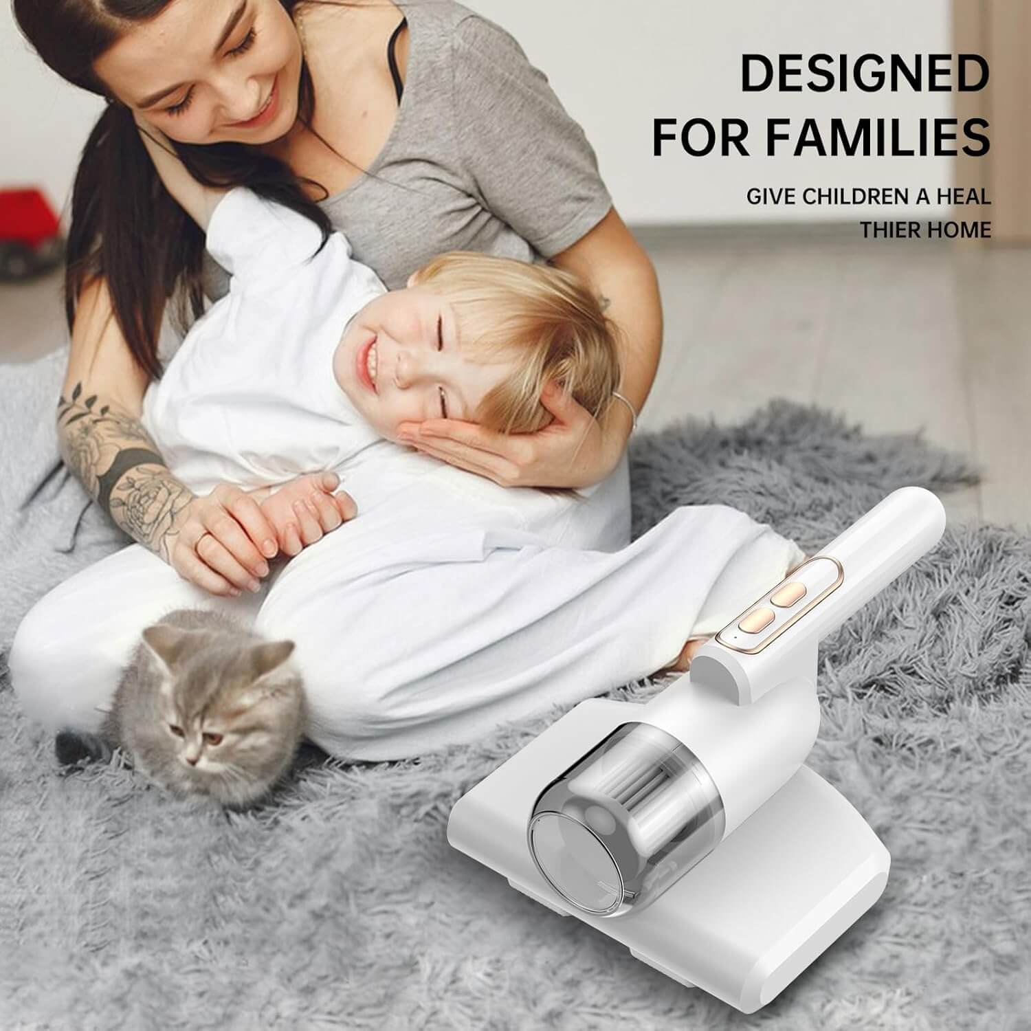 Rechargeable Bed Vacuum Cleaner | Sleep Healthier