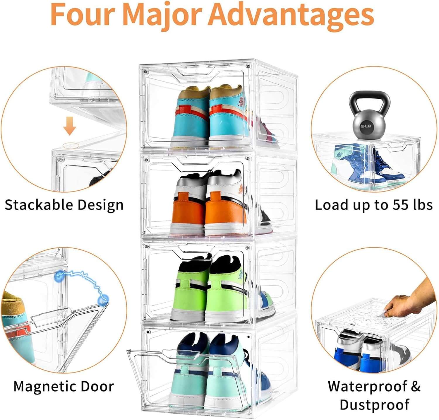 Shoe Box Organizer | Box of 6 pieces