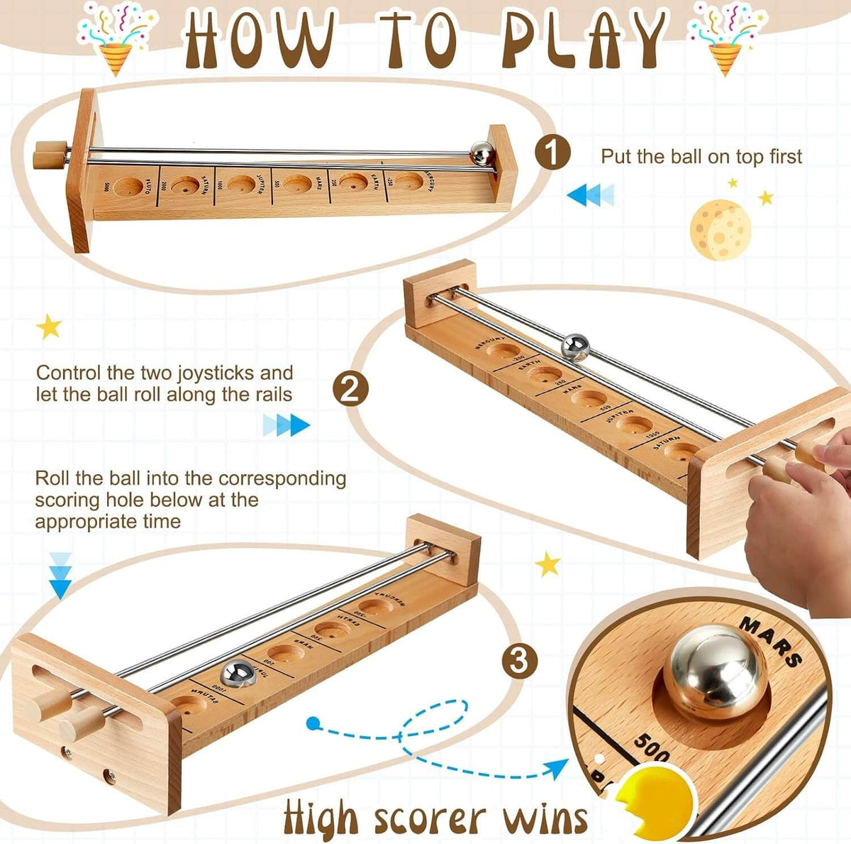 Wooden Space Game