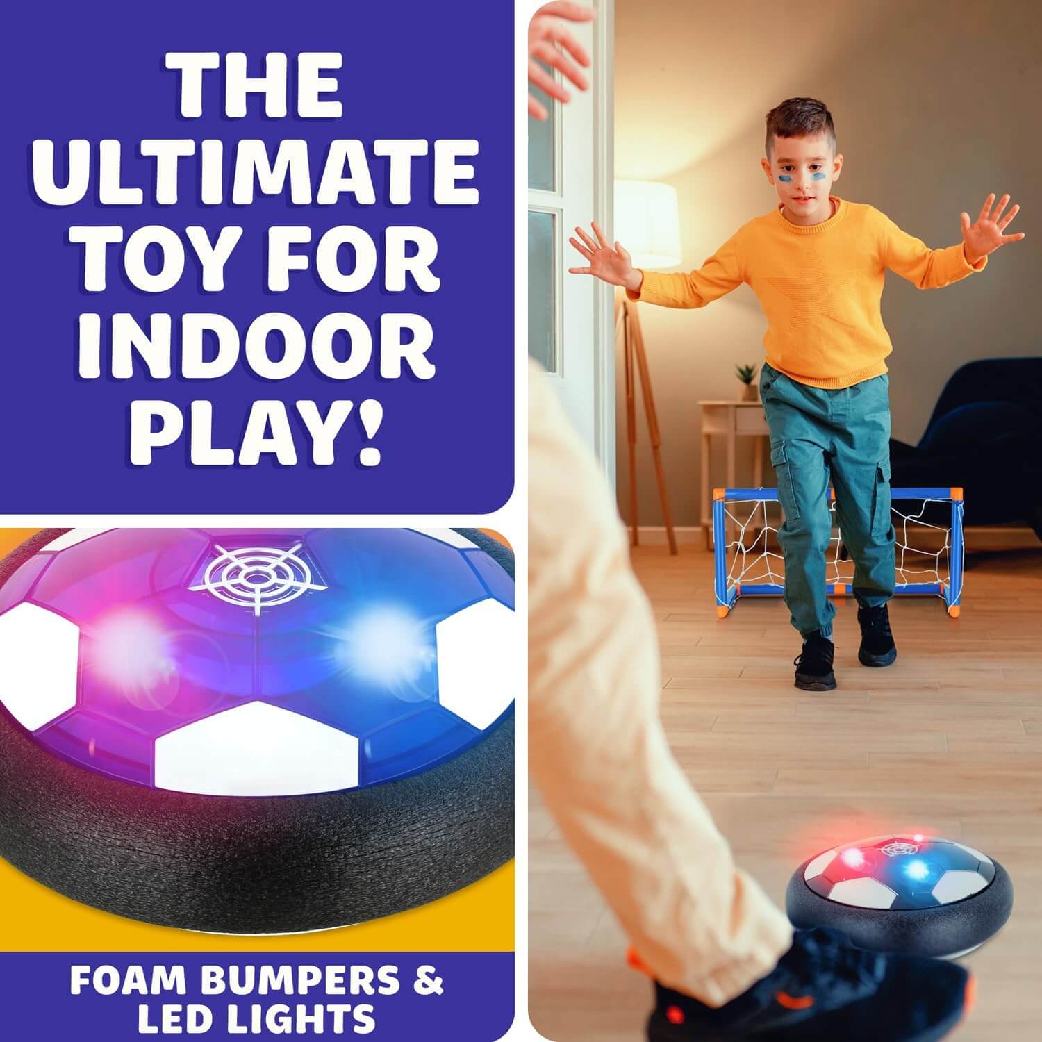 Hover Soccer Ball — Indoor Play Made Super Fun