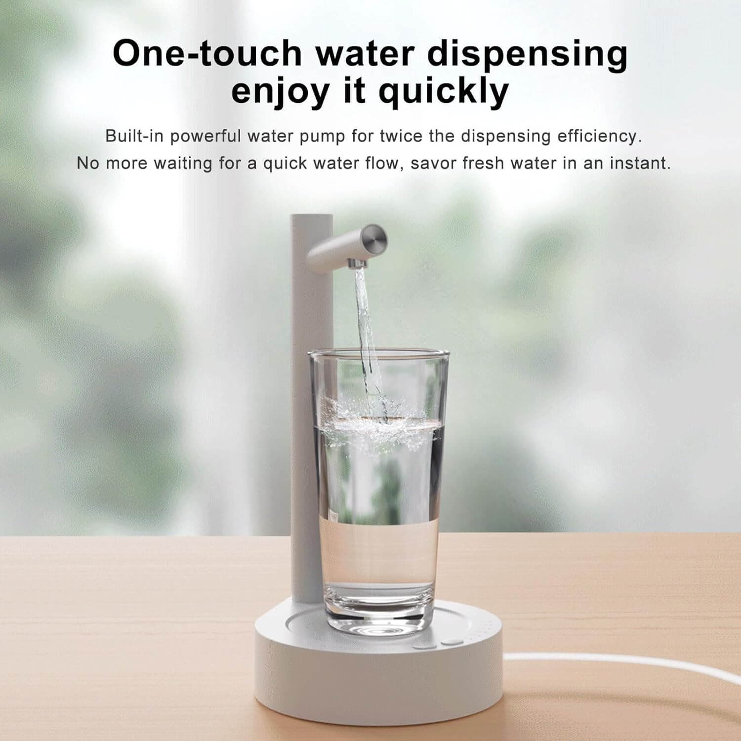 Rechargeable Smart Table Water Dispenser