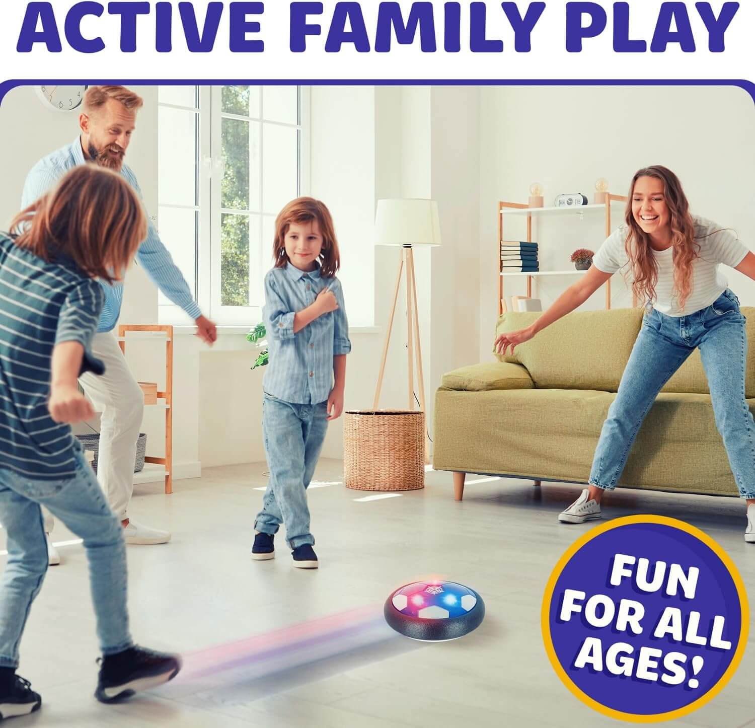 Hover Soccer Ball — Indoor Play Made Super Fun
