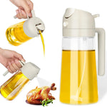 2-in-1 oil dispenser and spray bottle | 470ml