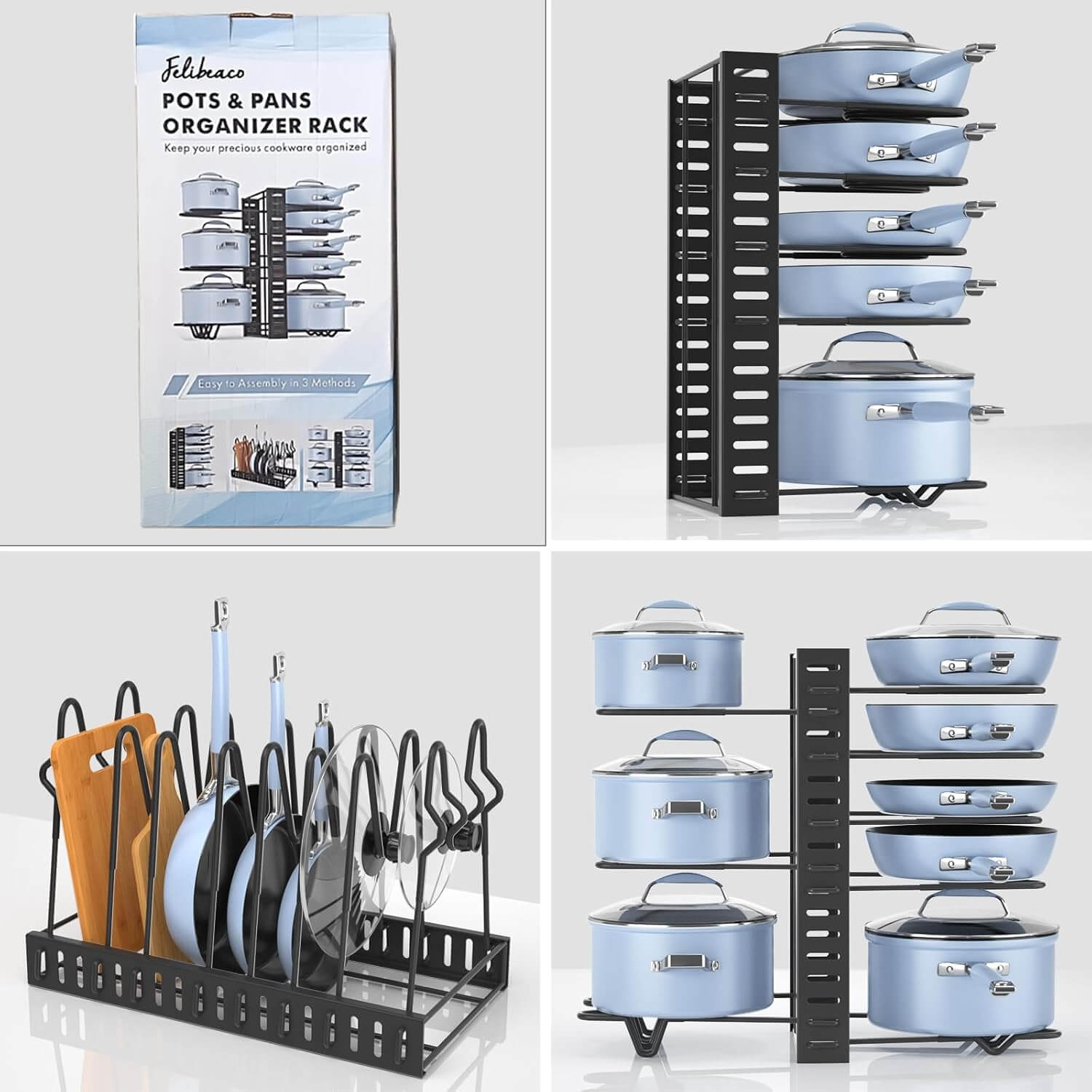 SpaceSaver Pan Rack 2-in-1