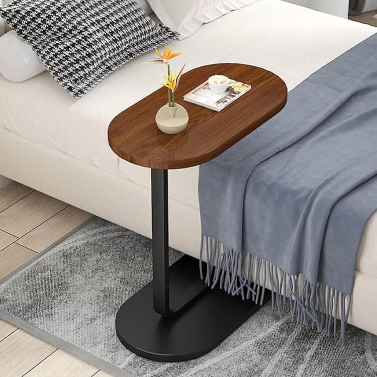 C-shaped side table