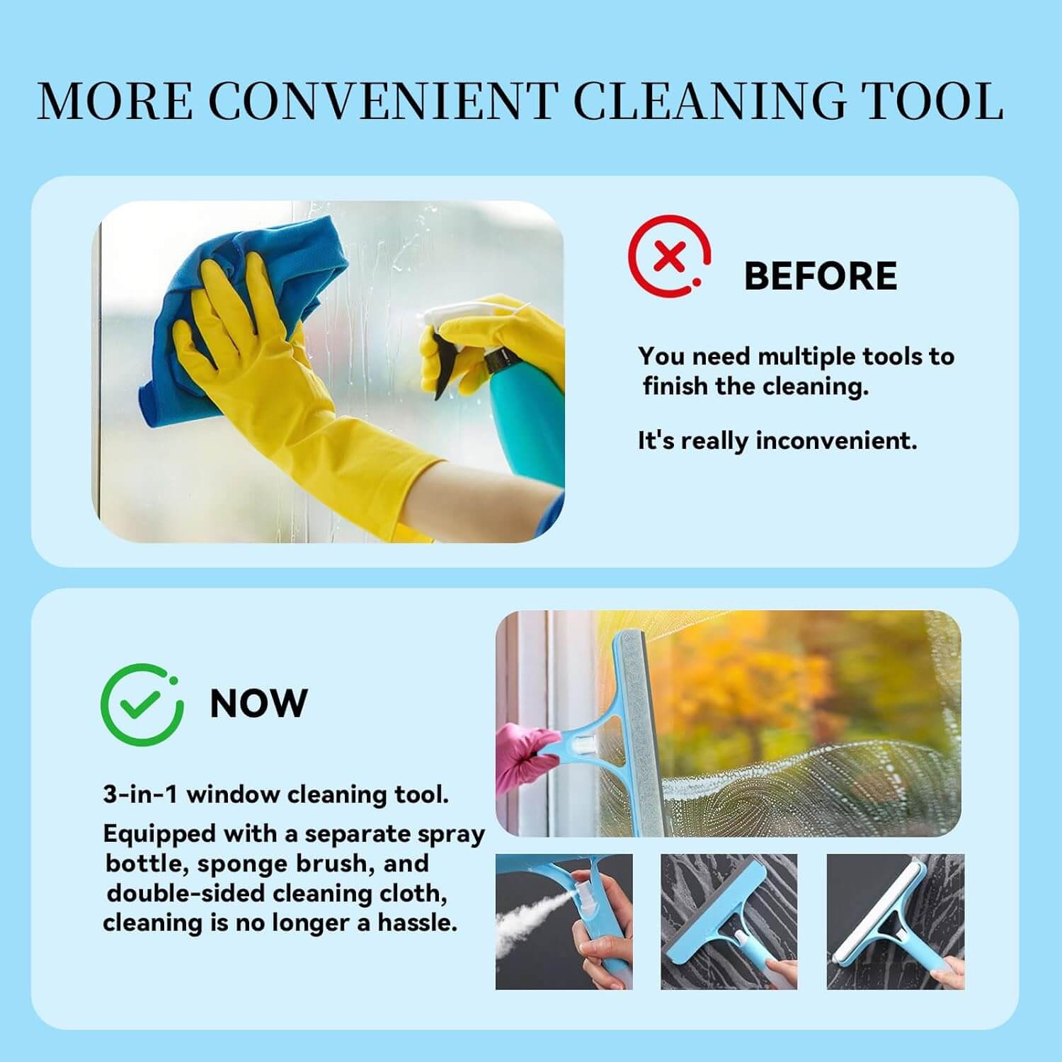 3-in-1 Glass Cleaner
