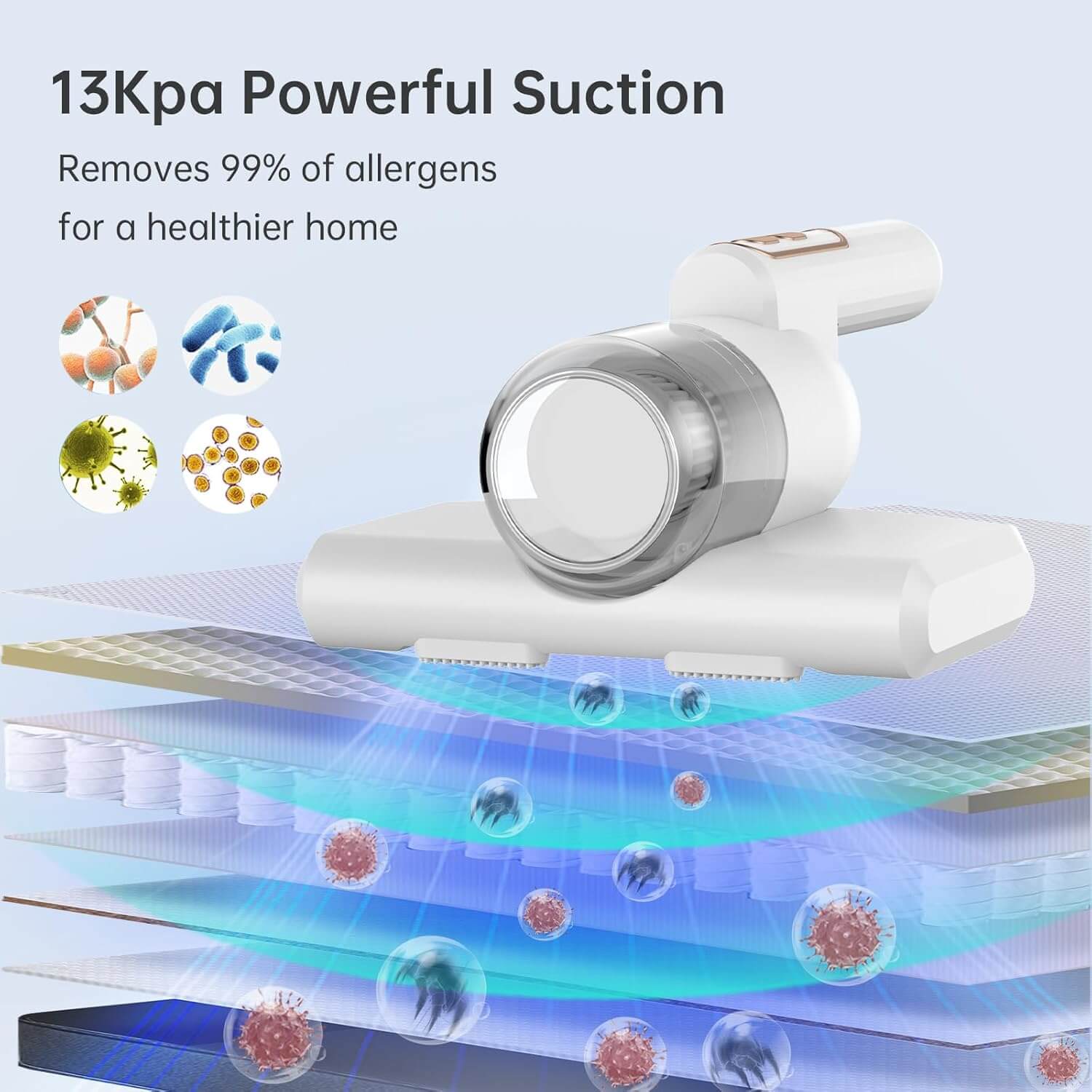 Rechargeable Bed Vacuum Cleaner | Sleep Healthier