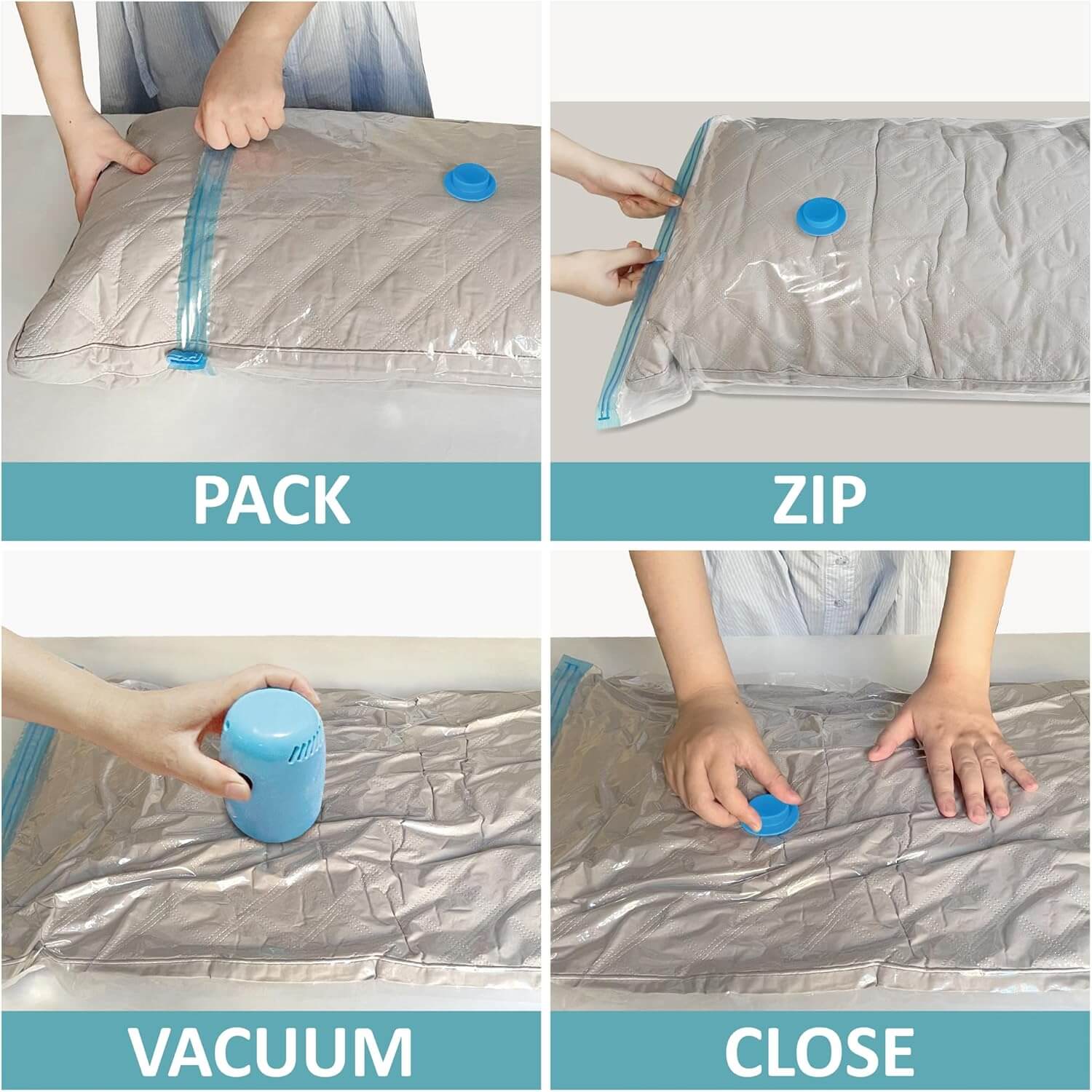 Vacuum Pump + 2 Bags (50 x 70 cm)