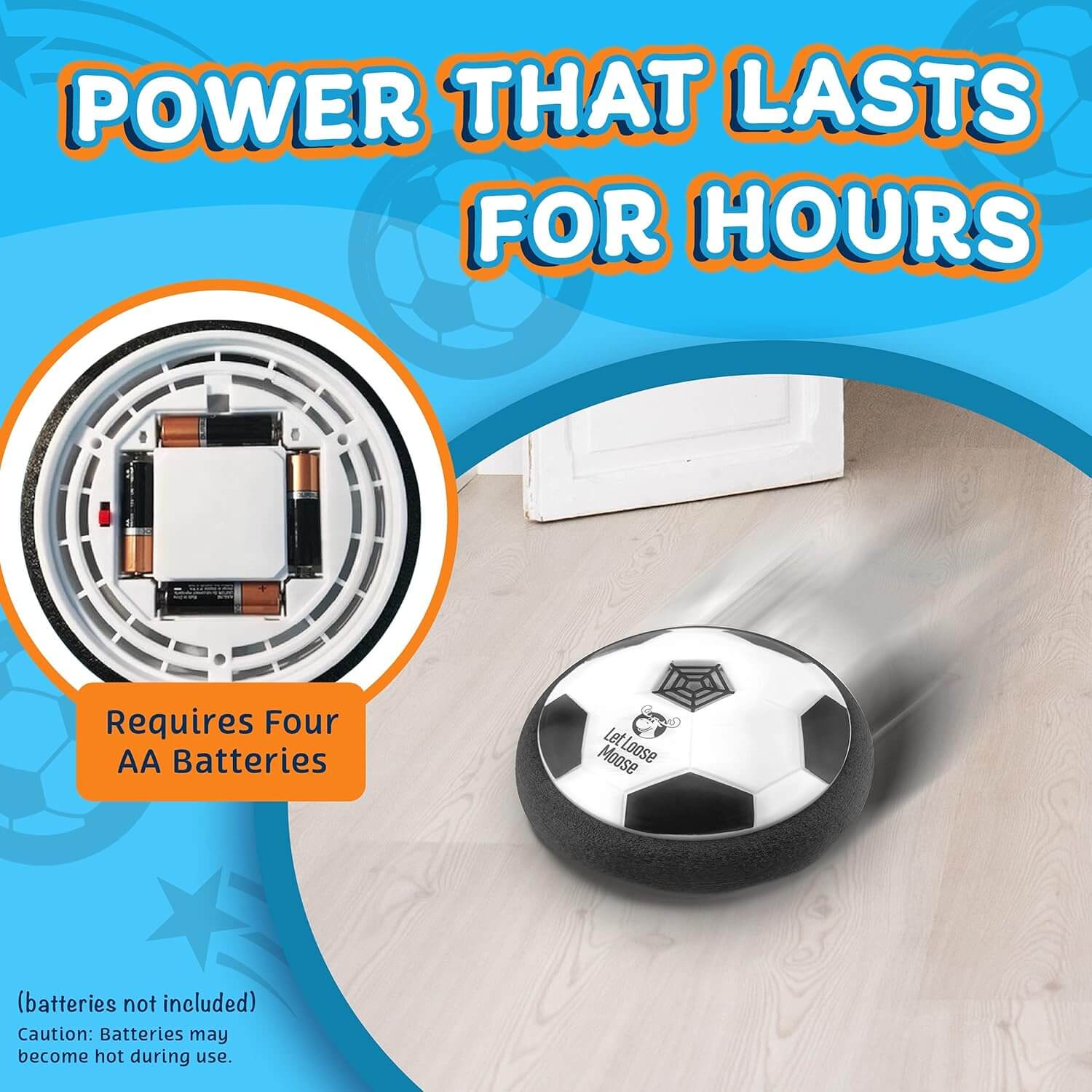 Hover Soccer Ball — Indoor Play Made Super Fun