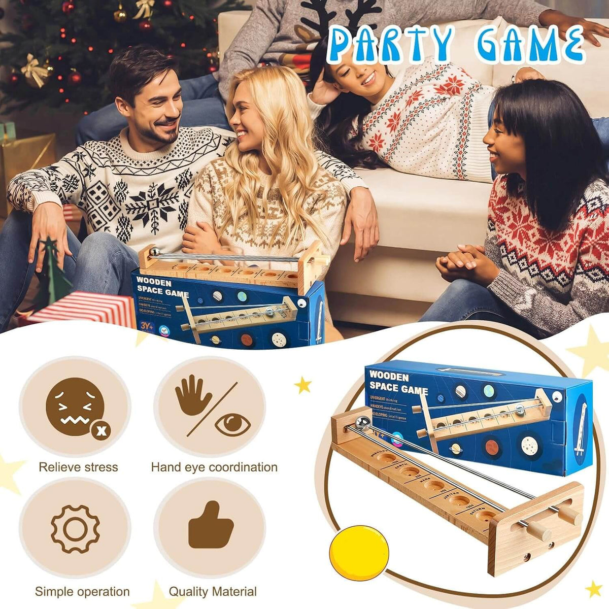 Wooden Space Game