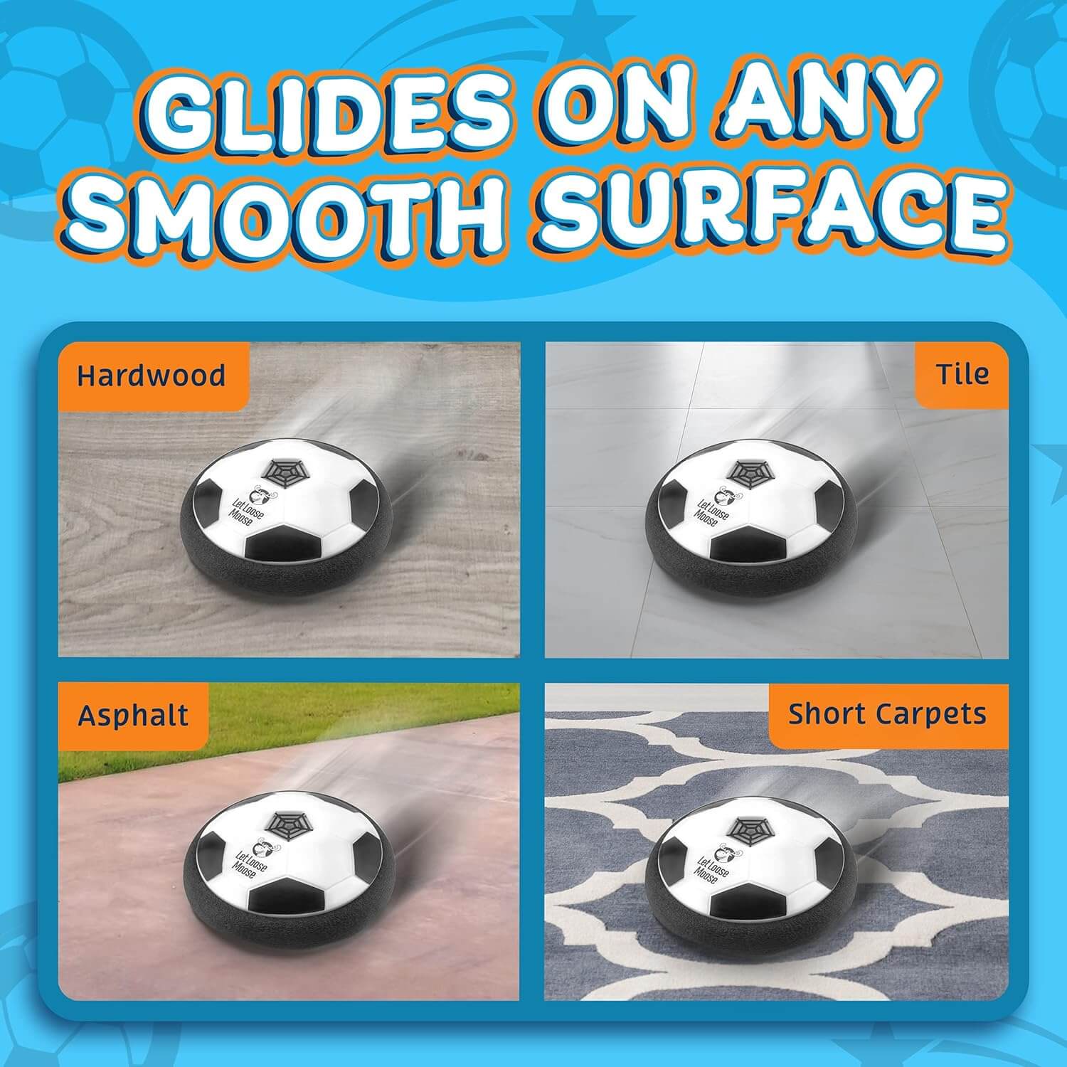 Hover Soccer Ball — Indoor Play Made Super Fun