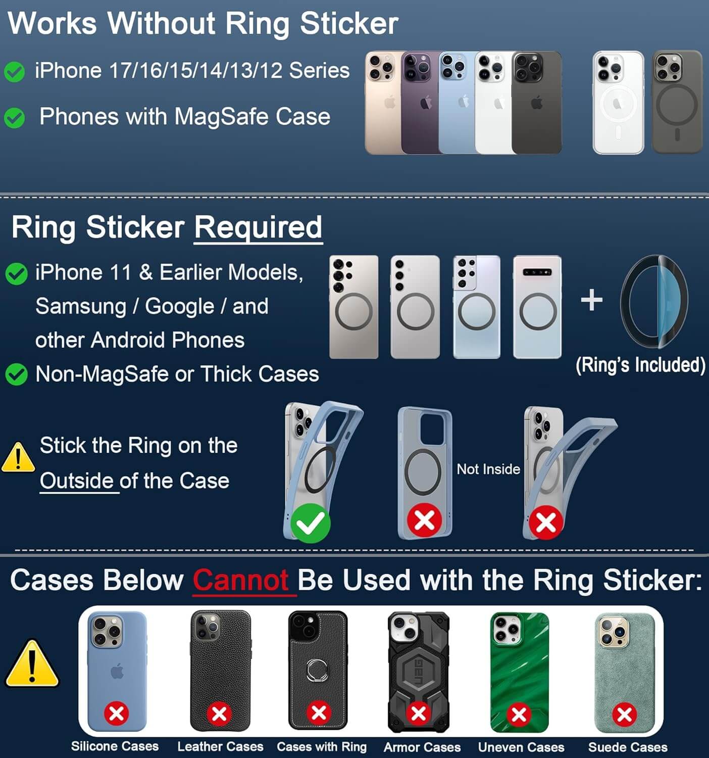 Vacuum Magnetic Phone Holder