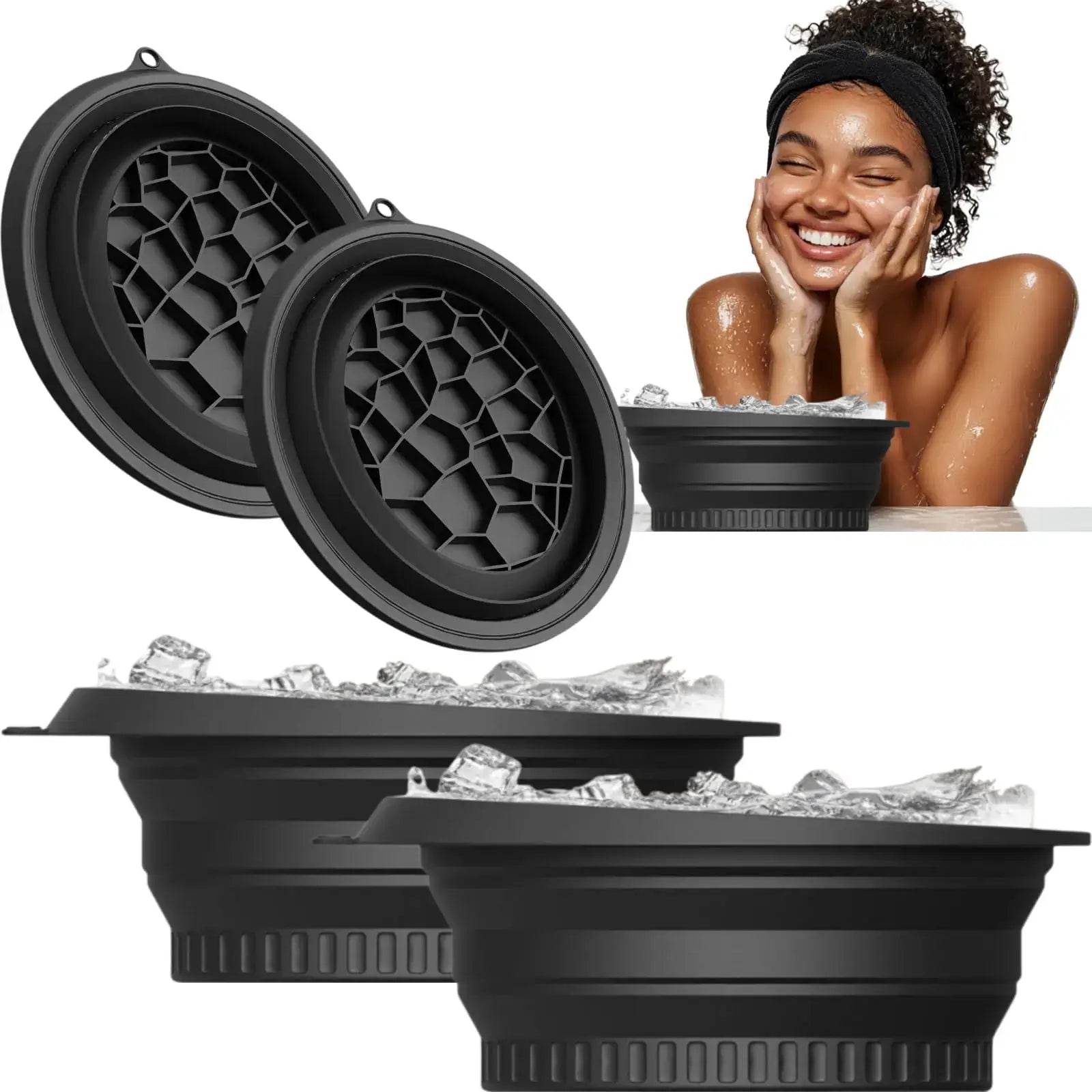 Facial Ice Bath | Foldable Bowl