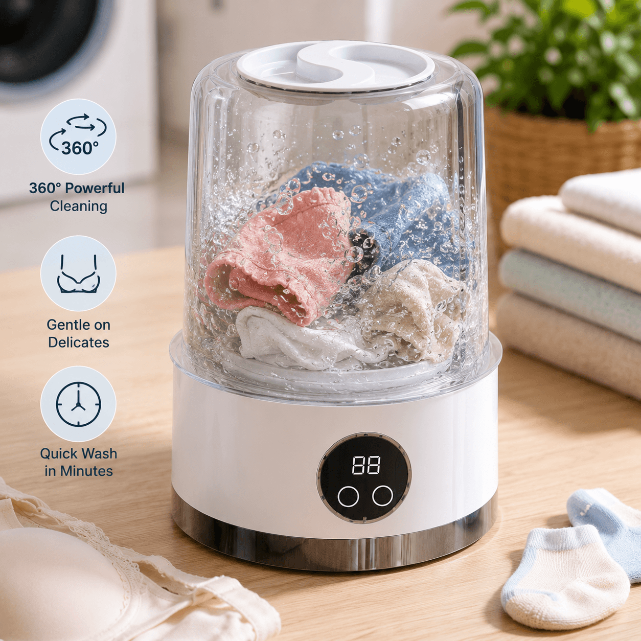 Portable Mini Laundry Cup