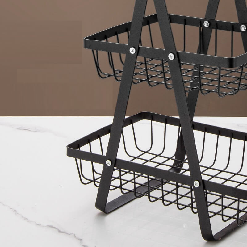 2 tier fruit basket stand | Stylish, Organized & Space-Saving!