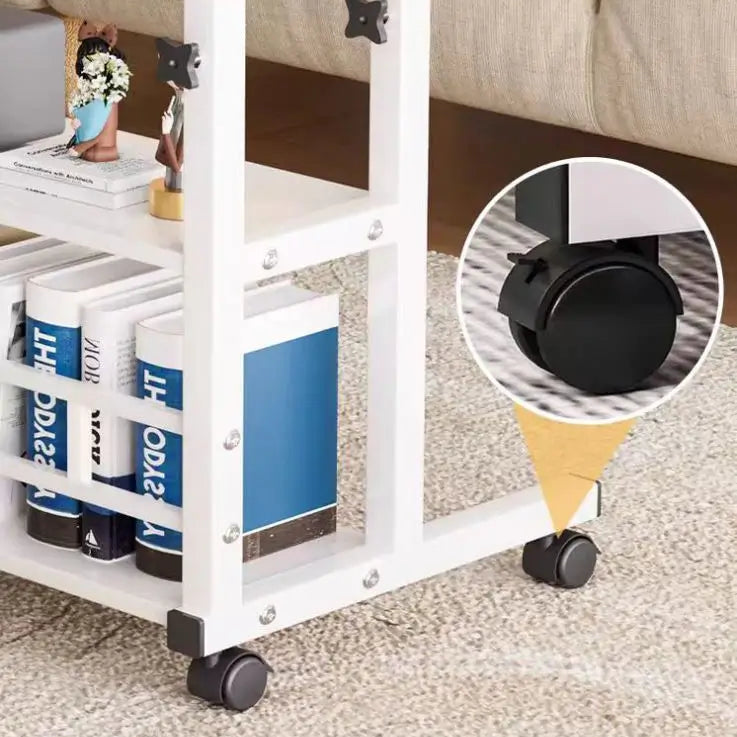 Adjustable Rolling Side Table