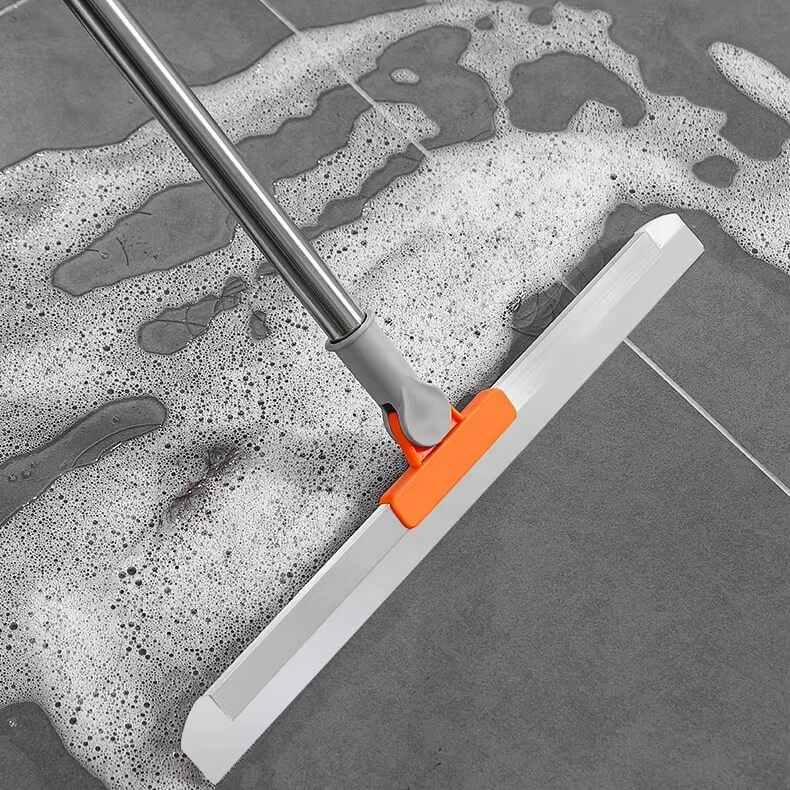 Rubber Floor Squeegee | Dry Instantly with One Swipe