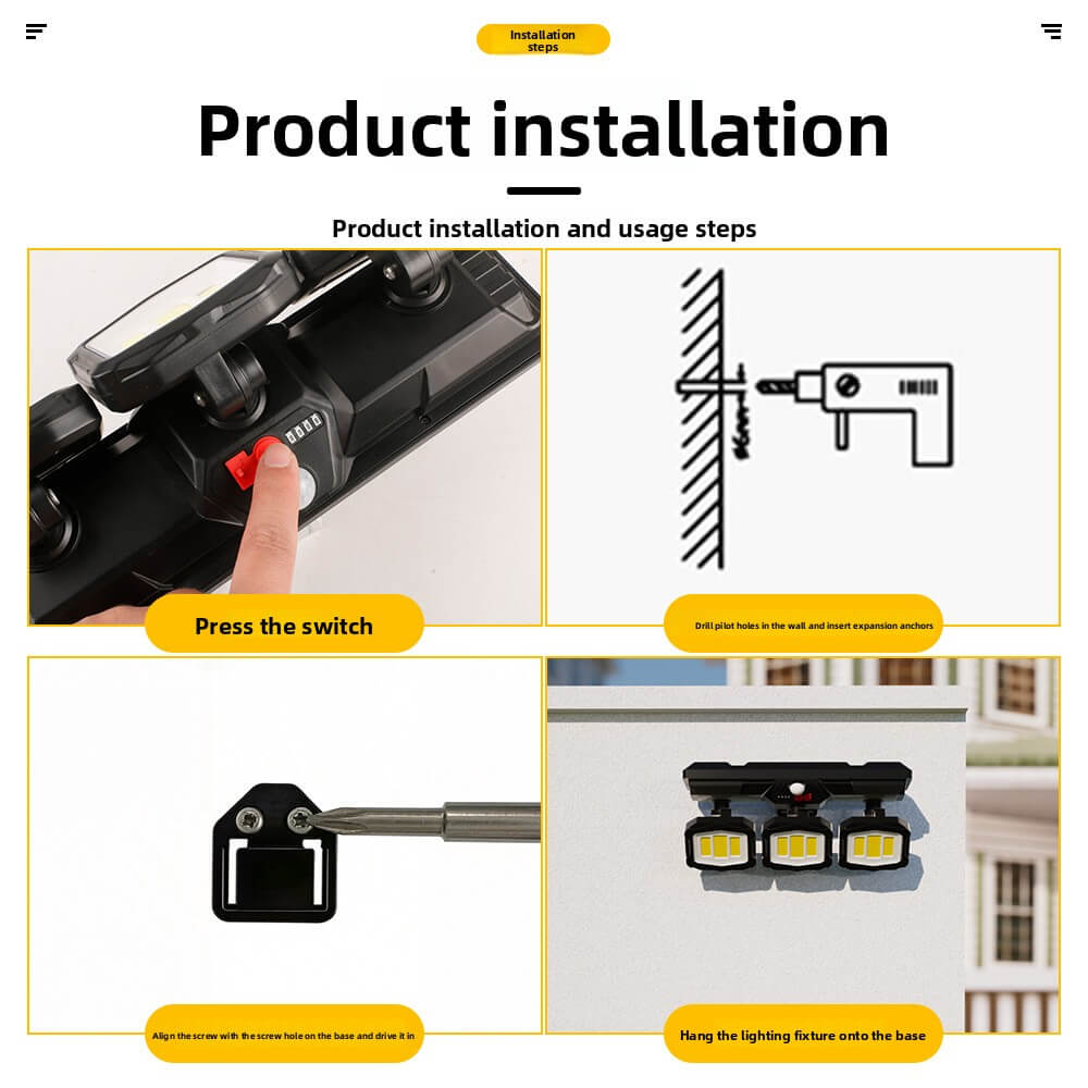 Solar Induction Wall Lamp