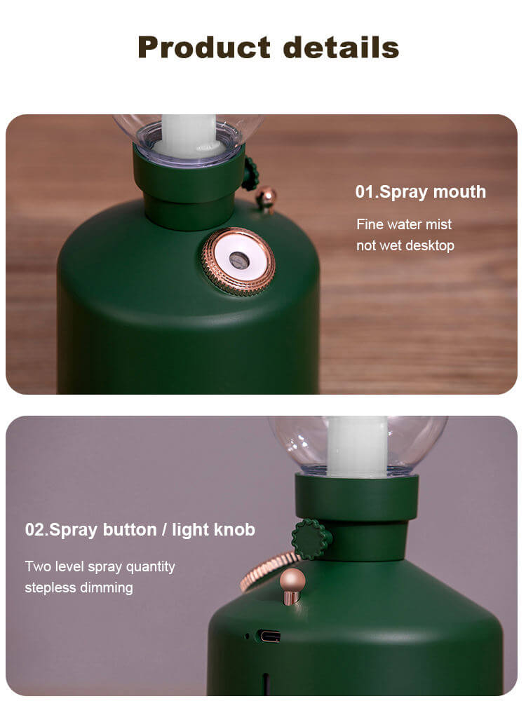 Vintage Lamp Humidifier