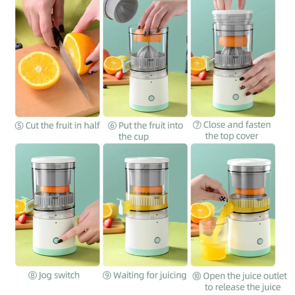 Electric Citrus Juicer | No More Hand Pain