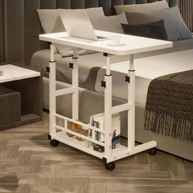 Adjustable Rolling Side Table