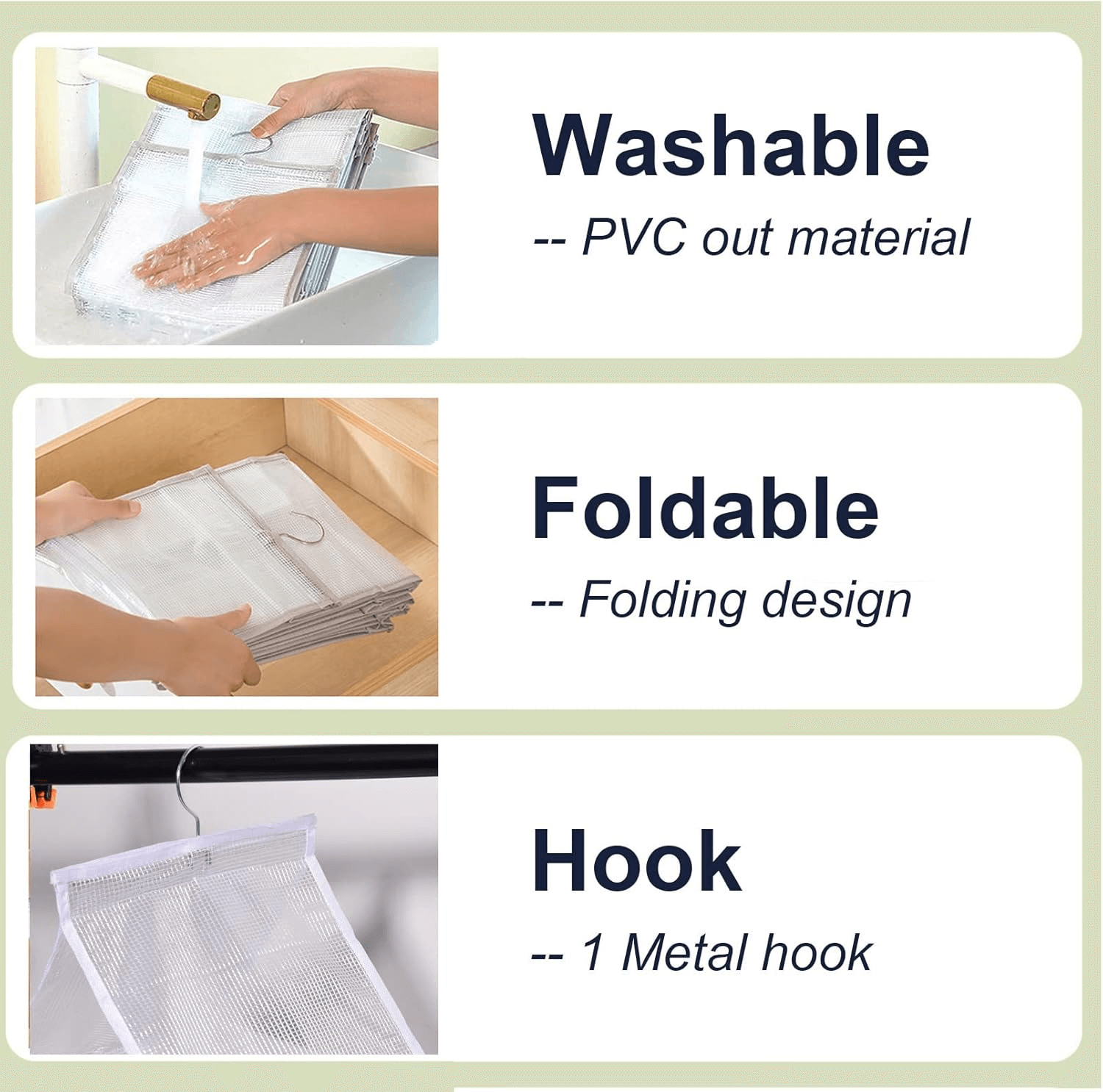 Hanging Clothing Storage | 7 Shelves